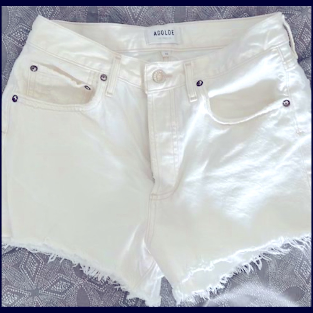 Gently worn Agolde Parker shorts